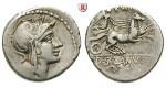 Römische Republik, D. Silanus, Denar 91 v.Chr., f.ss