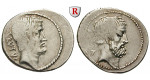 Römische Republik, M. Junius Brutus, Denar 54 v.Chr., ss