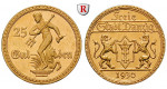 Nebengebiete, Danzig, 25 Gulden 1930, 7,31 g fein, f.vz/vz+, J. D11