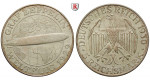 Weimarer Republik, 5 Reichsmark 1929, Zeppelin, A, vz+, J. 343