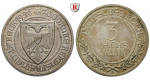 Weimarer Republik, 3 Reichsmark 1926, Lübeck, A, PP, J. 323