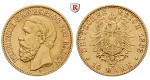Deutsches Kaiserreich, Baden, Friedrich I., 10 Mark 1888, G, ss, J. 186