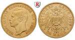 Deutsches Kaiserreich, Hessen, Ernst Ludwig, 20 Mark 1906, A, ss/ss-vz, J. 226