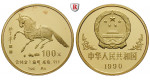 China, Volksrepublik, 100 Yuan 1990, 31,1 g fein, PP