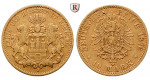 Deutsches Kaiserreich, Hamburg, 10 Mark 1876, J, ss, J. 209