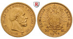 Deutsches Kaiserreich, Mecklenburg-Schwerin, Friedrich Franz II., 20 Mark 1872, A, ss+, J. 230