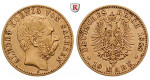 Deutsches Kaiserreich, Sachsen, Albert, 10 Mark 1888, E, ss, J. 261