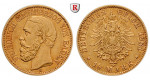 Deutsches Kaiserreich, Baden, Friedrich I., 10 Mark 1881, G, ss-vz, J. 186
