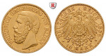 Deutsches Kaiserreich, Baden, Friedrich I., 10 Mark 1896, G, ss-vz/vz, J. 188