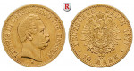 Deutsches Kaiserreich, Hessen, Ludwig III., 10 Mark 1877, H, ss/ss-vz, J. 216