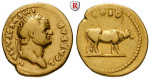 Römische Kaiserzeit, Titus, Caesar, Aureus 76, ss+