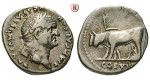 Römische Kaiserzeit, Vespasianus, Denar 77-78, ss+