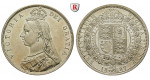 Grossbritannien, Victoria, Halfcrown 1887, f.vz/vz+