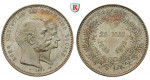 Dänemark, Christian IX., 2 Krone 1892, 11,99 g fein, vz+