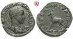 Römische Kaiserzeit, Philippus II., Sesterz 248, ss-vz/ss