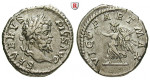 Römische Kaiserzeit, Septimius Severus, Denar 204, f.vz