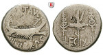 Römische Republik, Marcus Antonius, Denar 32-31 v.Chr., ss