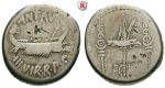 Römische Republik, Marcus Antonius, Denar 32-31 v.Chr., ss