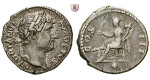 Römische Kaiserzeit, Hadrianus, Denar 125-128, ss+/ss