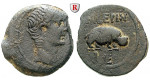 Römische Provinzialprägungen, Ägypten, Alexandria, Tiberius, Bronze Jahr 5 = 18-19 n.Chr., ss