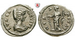 Römische Kaiserzeit, Julia Domna, Frau des Septimius Severus, Denar 198-200, vz+