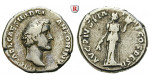 Römische Kaiserzeit, Antoninus Pius, Denar 138, ss