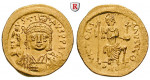 Byzanz, Justin II., Solidus 567-578, vz/ss-vz