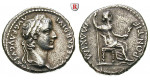 Römische Kaiserzeit, Tiberius, Denar 14-37, ss-vz