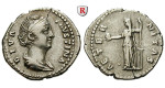 Römische Kaiserzeit, Faustina I., Frau des Antoninus Pius, Denar nach 141, ss+