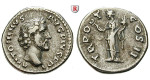 Römische Kaiserzeit, Antoninus Pius, Denar 139, ss+