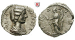Römische Kaiserzeit, Julia Domna, Frau des Septimius Severus, Denar 196-211, vz/ss-vz