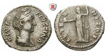 Römische Kaiserzeit, Faustina I., Frau des Antoninus Pius, Denar nach 141, ss+