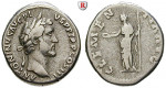 Römische Kaiserzeit, Antoninus Pius, Denar 140-143, ss