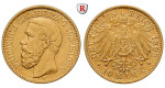 Deutsches Kaiserreich, Baden, Friedrich I., 10 Mark 1893, G, ss-vz, J. 188