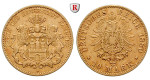 Deutsches Kaiserreich, Hamburg, 10 Mark 1880, J, ss, J. 209