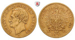 Deutsches Kaiserreich, Sachsen, Johann, 10 Mark 1873, E, ss+/ss-vz, J. 257