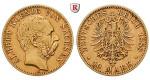 Deutsches Kaiserreich, Sachsen, Albert, 10 Mark 1888, E, ss, J. 261