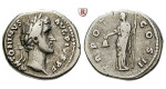 Römische Kaiserzeit, Antoninus Pius, Denar 139, ss