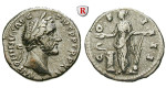 Römische Kaiserzeit, Antoninus Pius, Denar 148-149, ss+