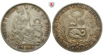 Peru, Republik, Sol 1892, 22,5 g fein, vz