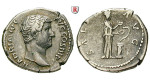 Römische Kaiserzeit, Hadrianus, Denar 134-138, ss-vz/ss