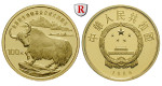 China, Volksrepublik, 100 Yuan 1986, 10,37 g fein, PP