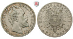Deutsches Kaiserreich, Anhalt, Friedrich I., 2 Mark 1876, A, ss, J. 19