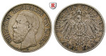 Deutsches Kaiserreich, Baden, Friedrich I., 2 Mark 1902, G, ss, J. 28