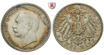 Deutsches Kaiserreich, Baden, Friedrich II., 2 Mark 1911, G, ss/ss-vz, J. 38