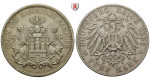 Deutsches Kaiserreich, Hamburg, 5 Mark 1896, J, ss, J. 65