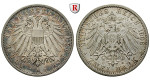 Deutsches Kaiserreich, Lübeck, 2 Mark 1906, A, ss, J. 81