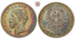 Deutsches Kaiserreich, Reuss-Schleiz, Heinrich XIV., 2 Mark 1884, A, ss+, J. 120