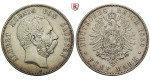 Deutsches Kaiserreich, Sachsen, Albert, 5 Mark 1889, E, ss, J. 122