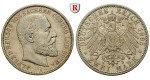 Deutsches Kaiserreich, Sachsen-Coburg-Gotha, Alfred, 2 Mark 1895, A, ss+, J. 145